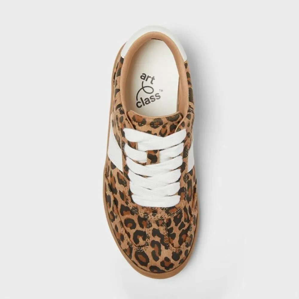 Art Class - Kids' Marlowe Retro Court Sneakers - art class Lig Brown